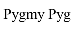 PYGMY PYG trademark