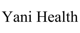 YANI HEALTH trademark