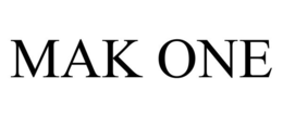 MAK ONE trademark