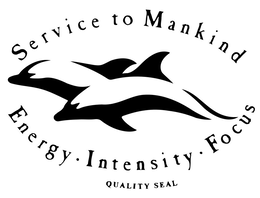 SERVICE TO MANKIND ENERGY · INTENSITY · FOCUS QUALITY SEAL trademark