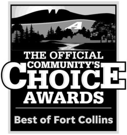 A THE OFFICIAL COMMUNITY'S CHOICE AWARDS BEST OF FORT COLLINS trademark