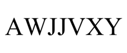 AWJJVXY trademark
