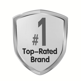 #1TOP-RATED BRAND trademark