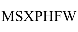 MSXPHFW trademark