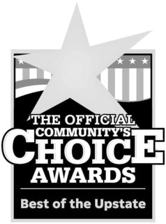 THE OFFICIAL COMMUNITY'S CHOICE AWARDS BEST OF THE UPSTATE trademark