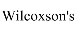 WILCOXSON'S trademark