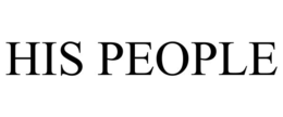 HIS PEOPLE trademark