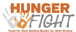 HUNGER FIGHT FOOD FOR THEIR BELLIES-BOOKS FOR THEIR BRAINS trademark