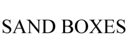 SAND BOXES trademark