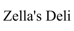 ZELLA'S DELI trademark