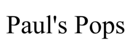 PAUL'S POPS trademark