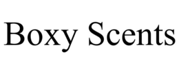 BOXY SCENTS trademark