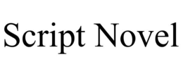 SCRIPT NOVEL trademark