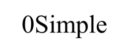 0SIMPLE trademark