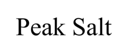 PEAK SALT trademark