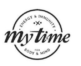 ENERGY & IMMUNITY MYTIME FOR BODY & MIND trademark