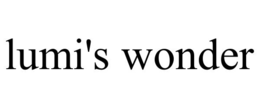 LUMI'S WONDER trademark