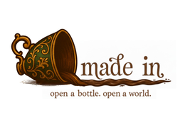 MADE IN OPEN A BOTTLE. OPEN A WORLD. trademark