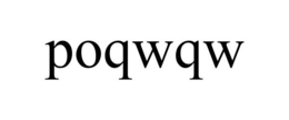 POQWQW trademark