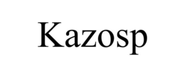 KAZOSP trademark