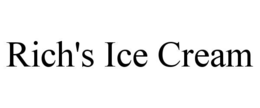 RICH'S ICE CREAM trademark