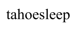 TAHOESLEEP trademark