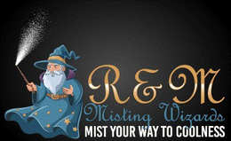 R&M MISTING WIZARDS MIST YOUR WAY TO COOLNESS trademark