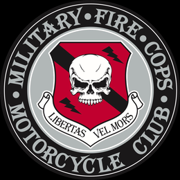 CLUB COPS MILITARY MORS MOTOROVCLR FIRE VEL LIBERTAS trademark