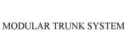 MODULAR TRUNK SYSTEM trademark