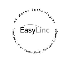 EASYLINC AV WATER TECHNOLOGIES INVESTED IN YOUR CONNECTIVITY, NOT JUST COVERAGE trademark