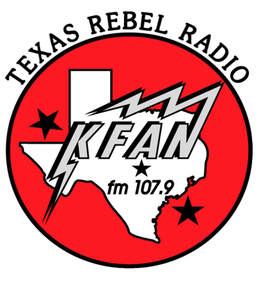 TEXAS REBEL RADIO KFAN FM 107.9 trademark