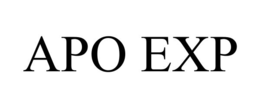 APO EXP trademark