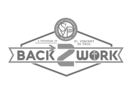 SOCIETY OF ST. VINCENT DE PAUL STVDEP DES MOINES A PROGRAM OF ST. VINCENT DE PAUL BACK 2 WORK trademark