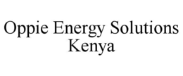 OPPIE ENERGY SOLUTIONS KENYA trademark