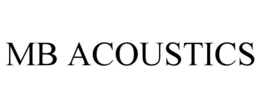 MB ACOUSTICS trademark