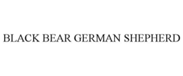 BLACK BEAR GERMAN SHEPHERD trademark