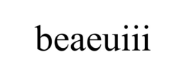 BEAEUIII trademark