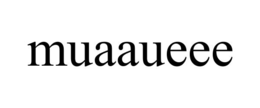 MUAAUEEE trademark