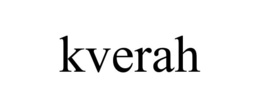 KVERAH trademark