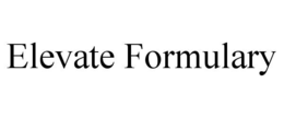 ELEVATE FORMULARY trademark