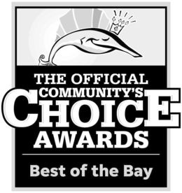 THE OFFICIAL COMMUNITY'S CHOICE AWARDS BEST OF THE BAY trademark