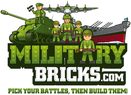 MILITARY BRICKS.COM PICK YOUR BATTLES, THEN BUILD THEM! trademark