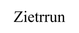 ZIETRRUN trademark