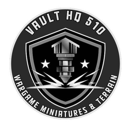VAULT HQ 510 WARGAME MINIATURES & TERRAIN trademark