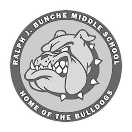 RALPH J.  BUNCHE MIDDLE SCHOOL HOME OF THE BULLDOGS trademark