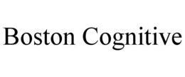 BOSTON COGNITIVE trademark