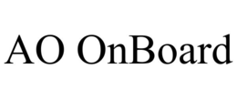 AO ONBOARD trademark