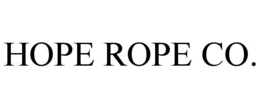 HOPE ROPE CO. trademark