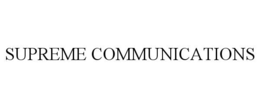 SUPREME COMMUNICATIONS trademark