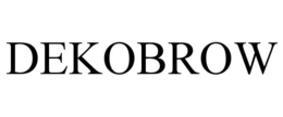 DEKOBROW trademark